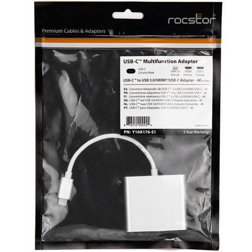 Rocstor USB-C to HDMI Multi-Port Adapter USB 3.0 Converter