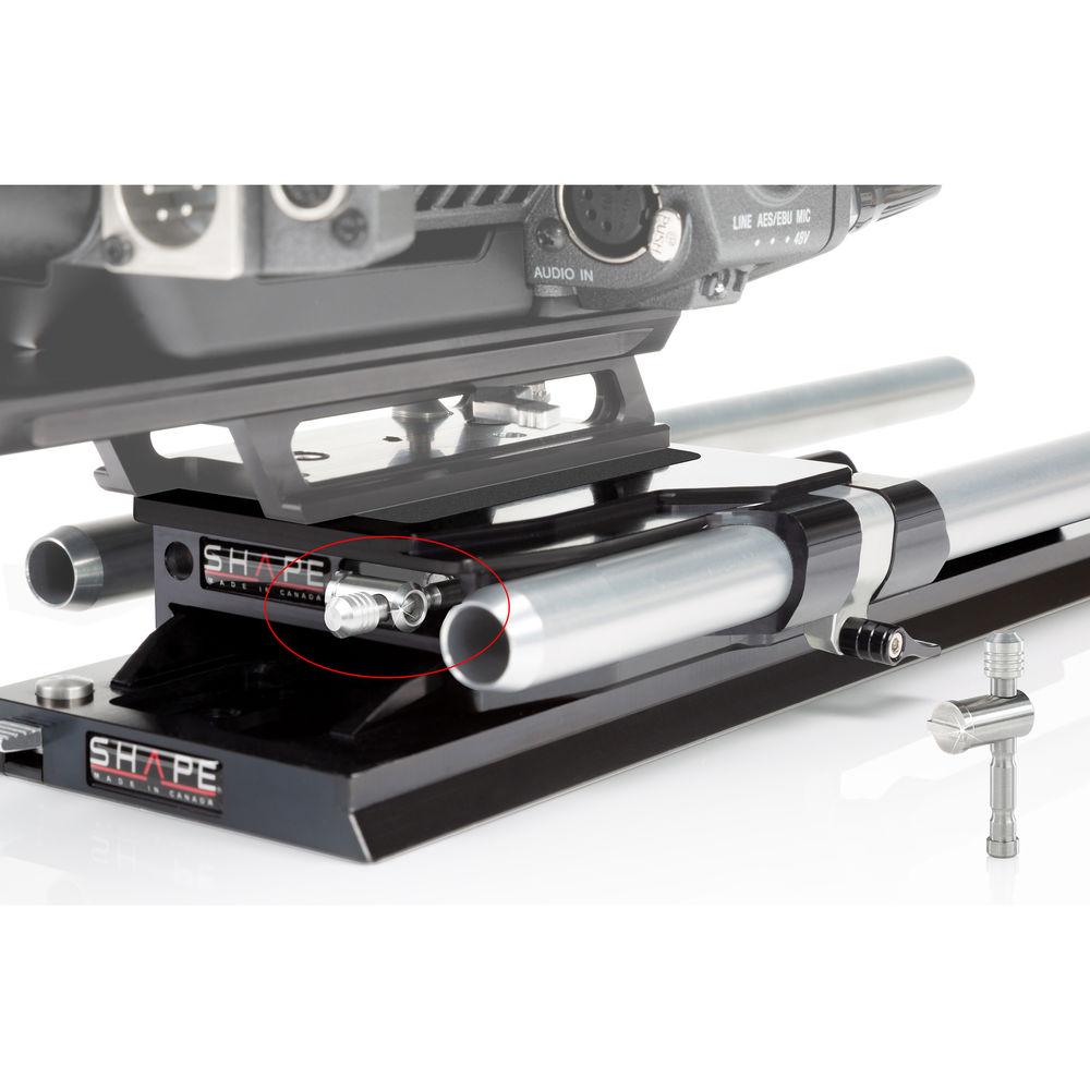 SHAPE ARRI Standard Studio Bridgeplate and 12" Dovetail Plate with 19mm Rods