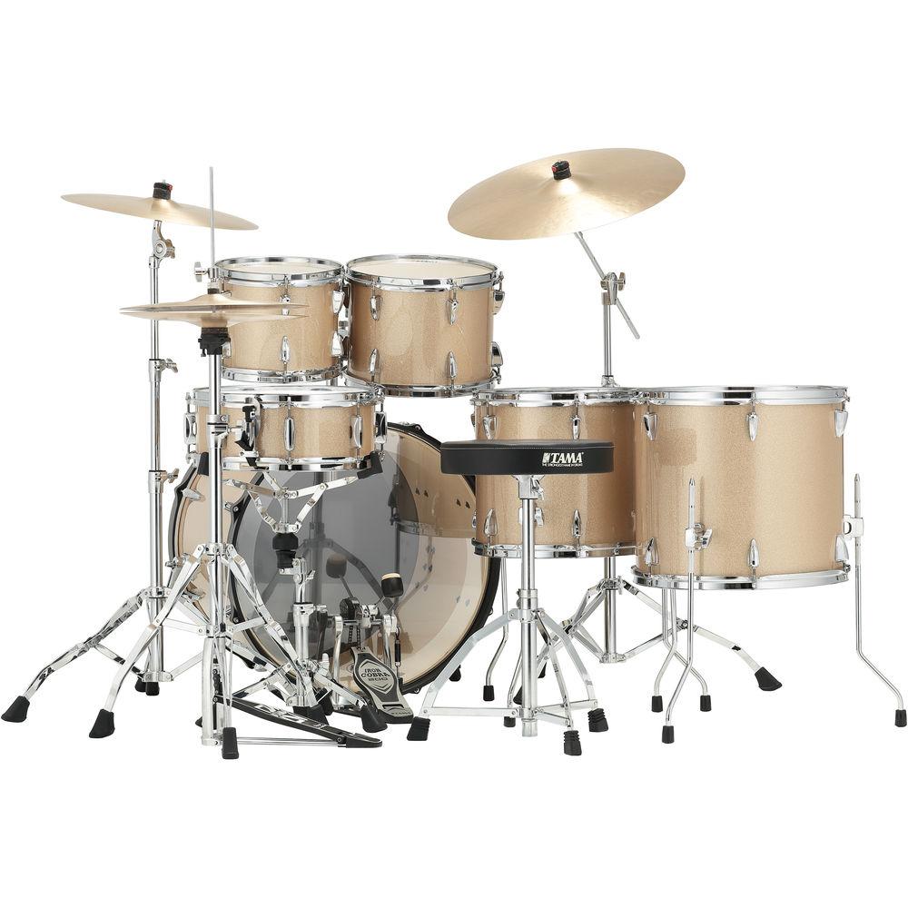 TAMA IP62NCCHM Imperialstar 6-Piece Drum Set with Cymbals