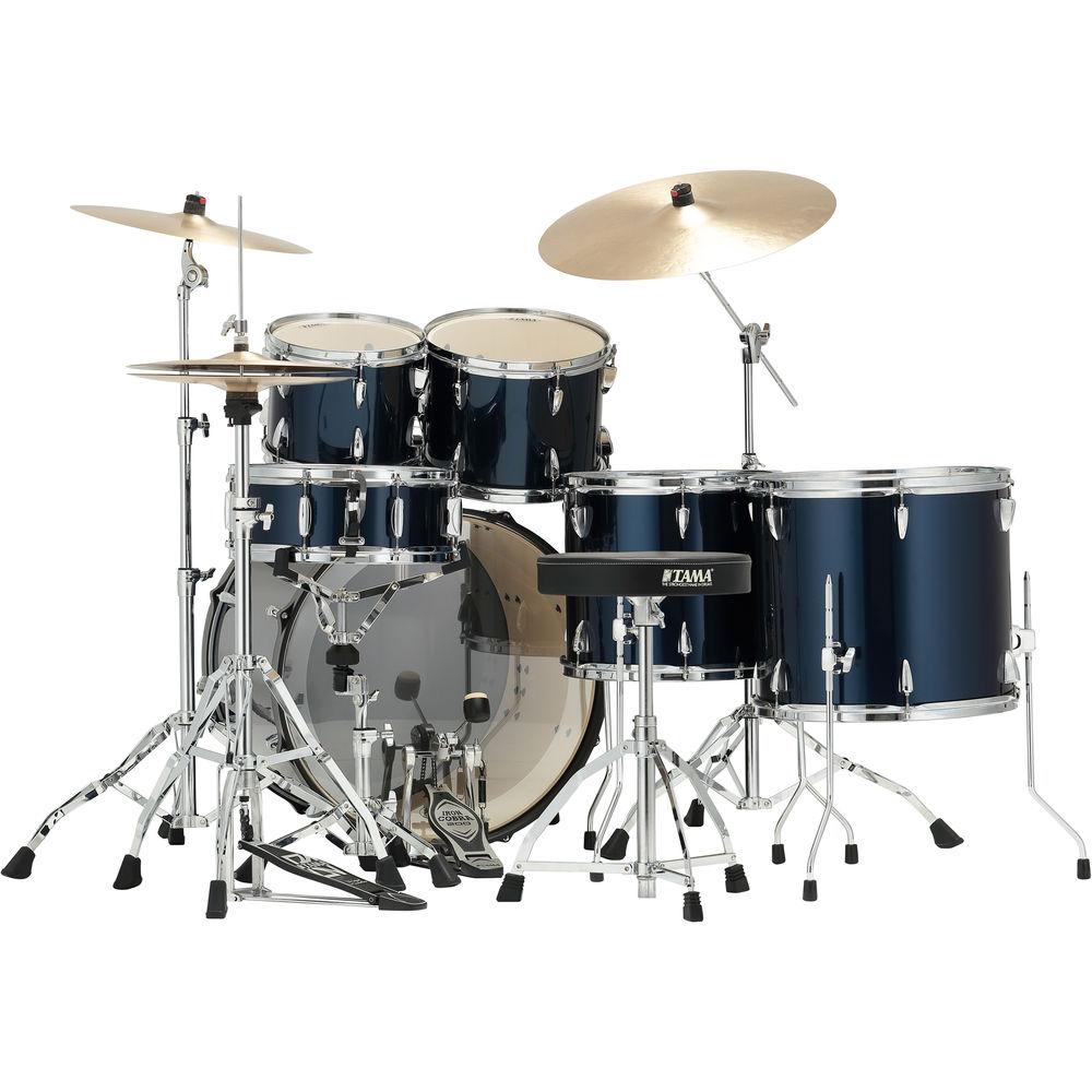 TAMA IP62NCMNB Imperialstar 6-Piece Drum Set with Cymbals