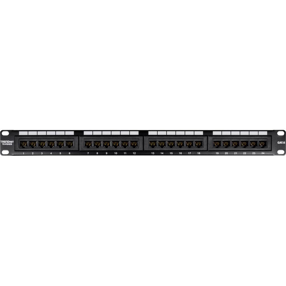 TRENDnet 24-Port Cat 6 Unshielded Patch Panel