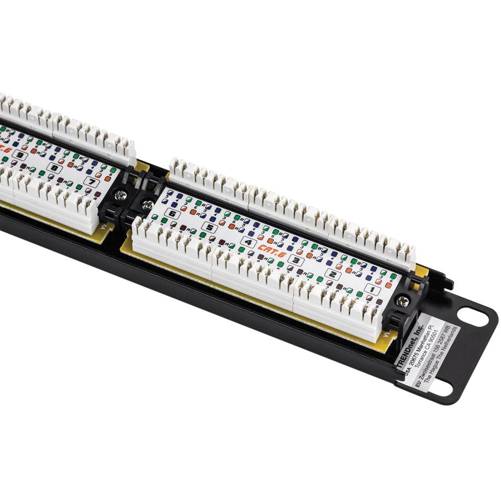 TRENDnet 24-Port Cat 6 Unshielded Patch Panel