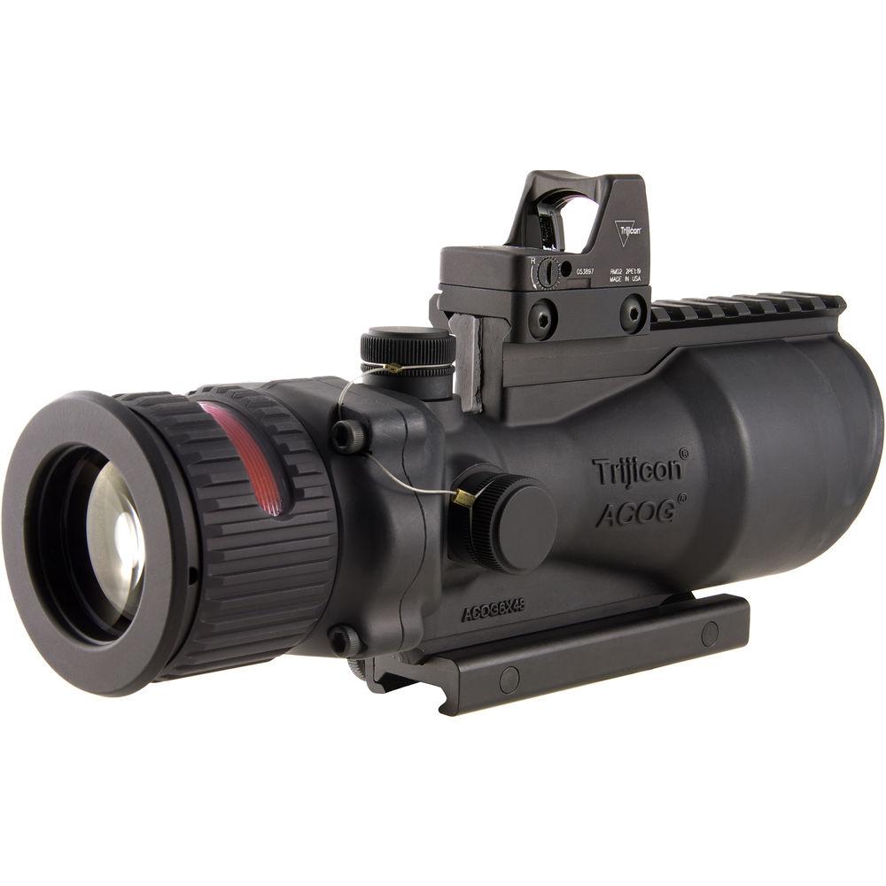 Trijicon 6x48 Dual Illuminated ACOG Machine Gun Optic and 6.5 MOA RMR Kit