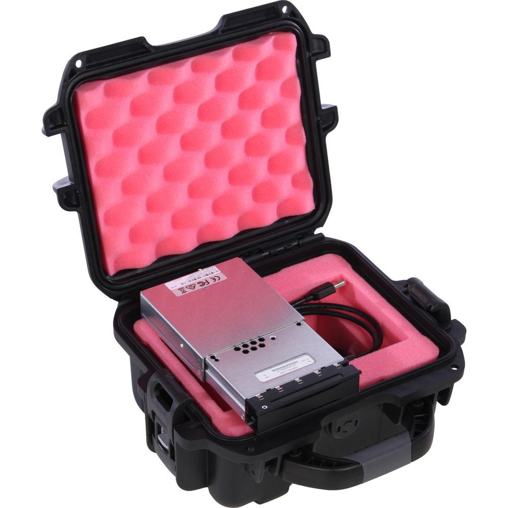 Turtle 509 ATA-Certified Waterproof Hard Case for Carrying DCP CRU 2 Drive, Insert & Cords