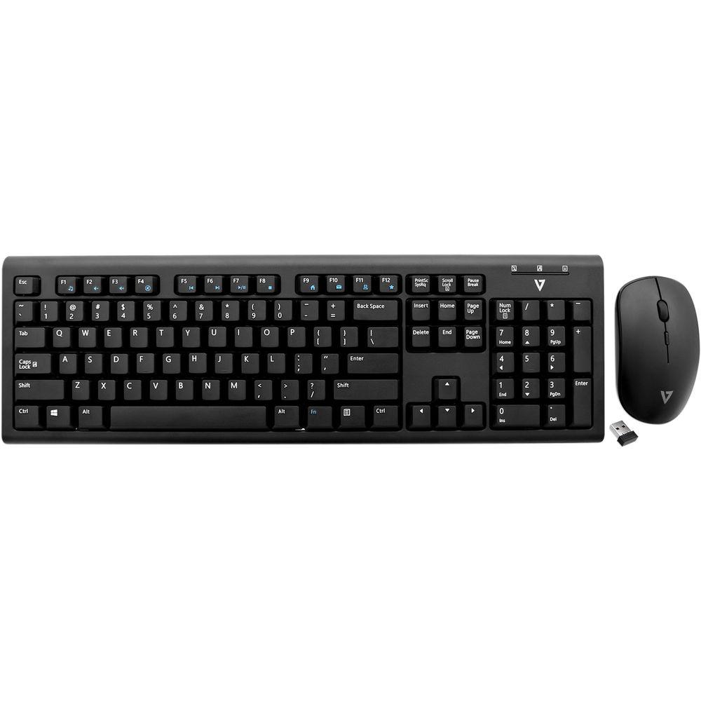 V7 Wireless Keyboard & Mouse Set