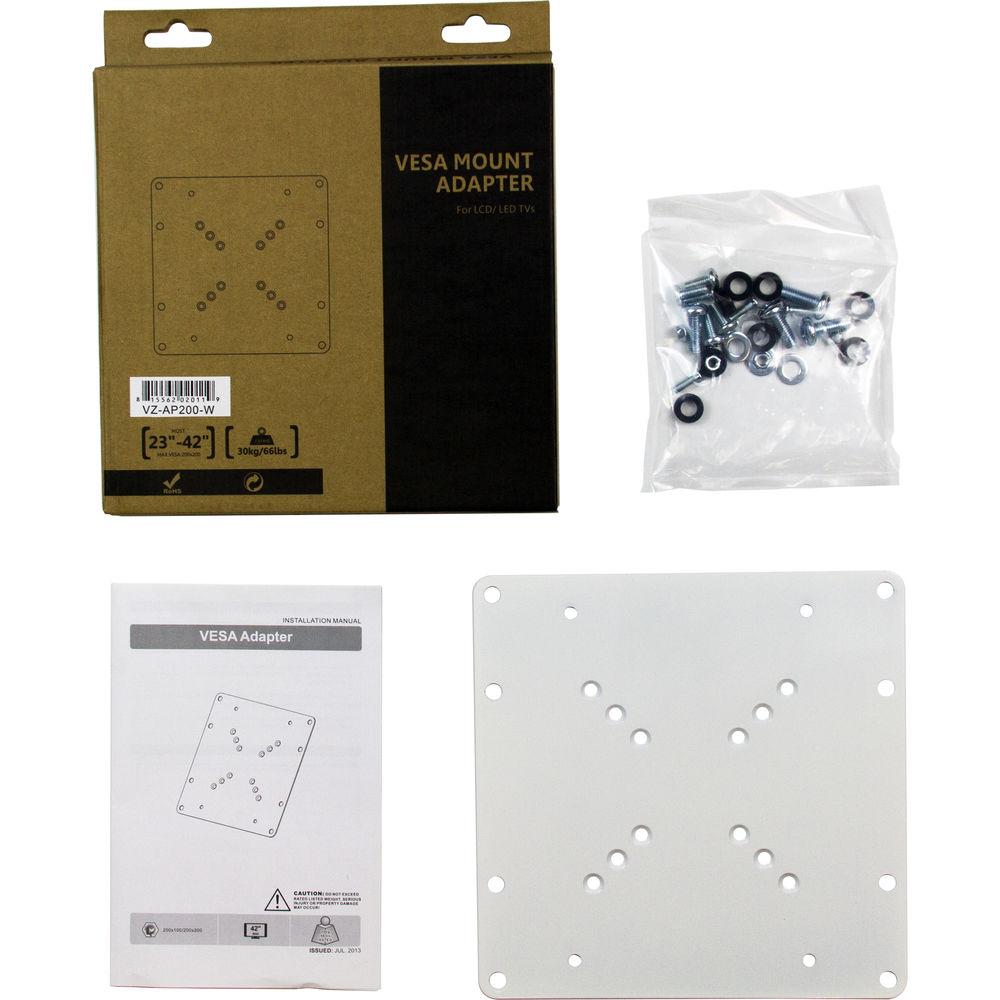 ViewZ Wall-Mount Adapter Plate for Select 24 to 32" ViewZ Monitors