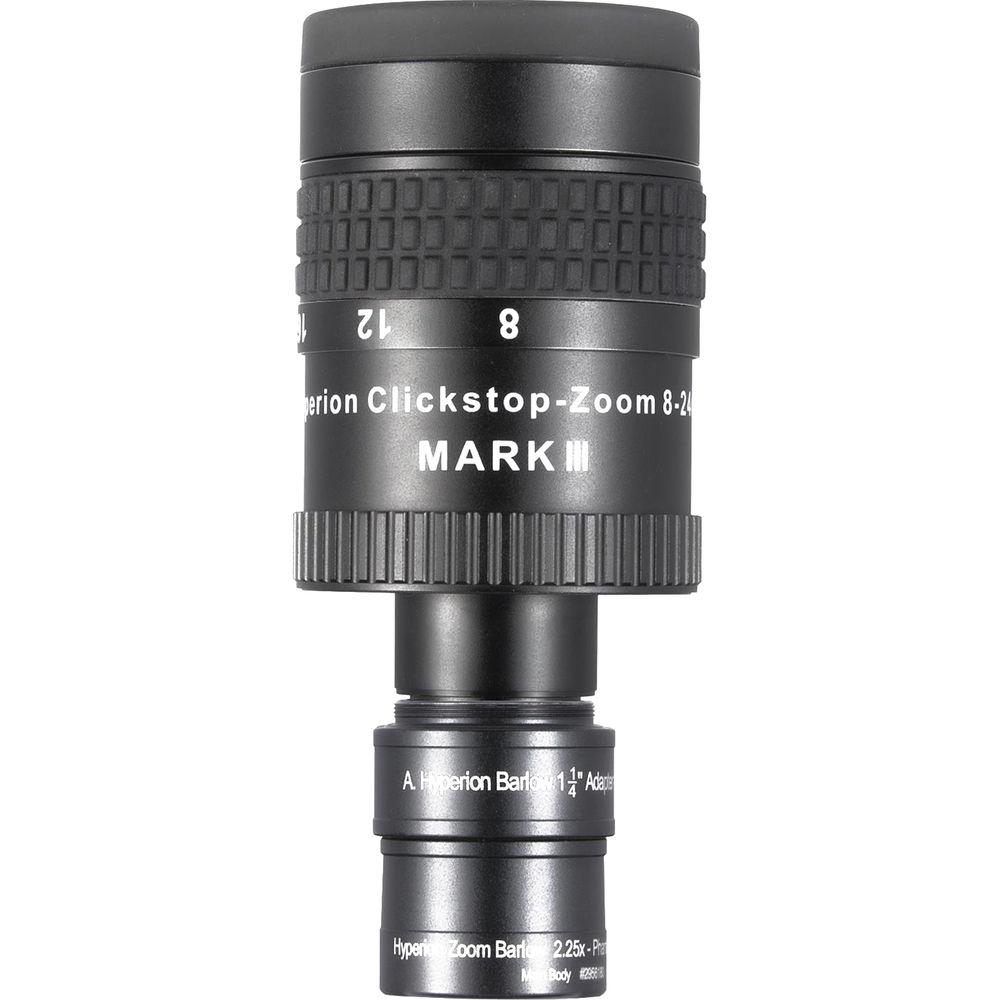 Alpine Astronomical Baader Hyperion Zoom 2.25x Barlow Lens
