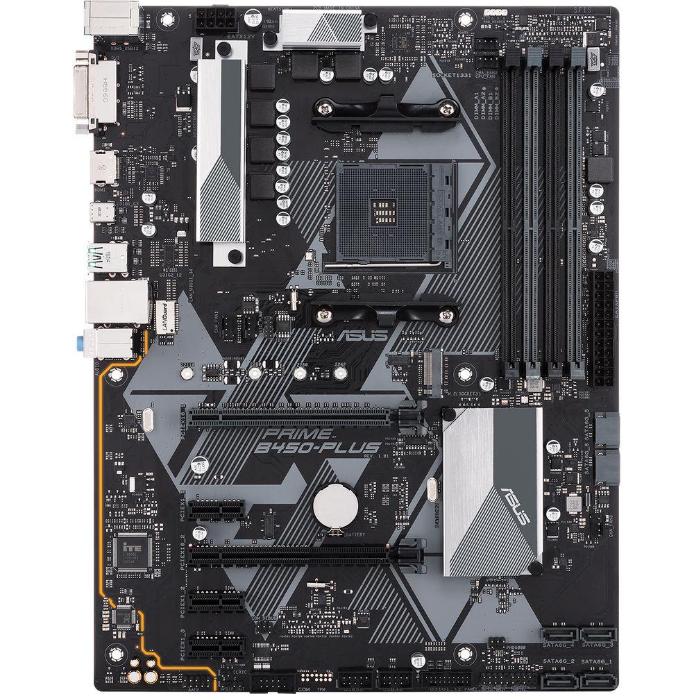 ASUS Prime B450 Plus AM4 ATX Motherboard