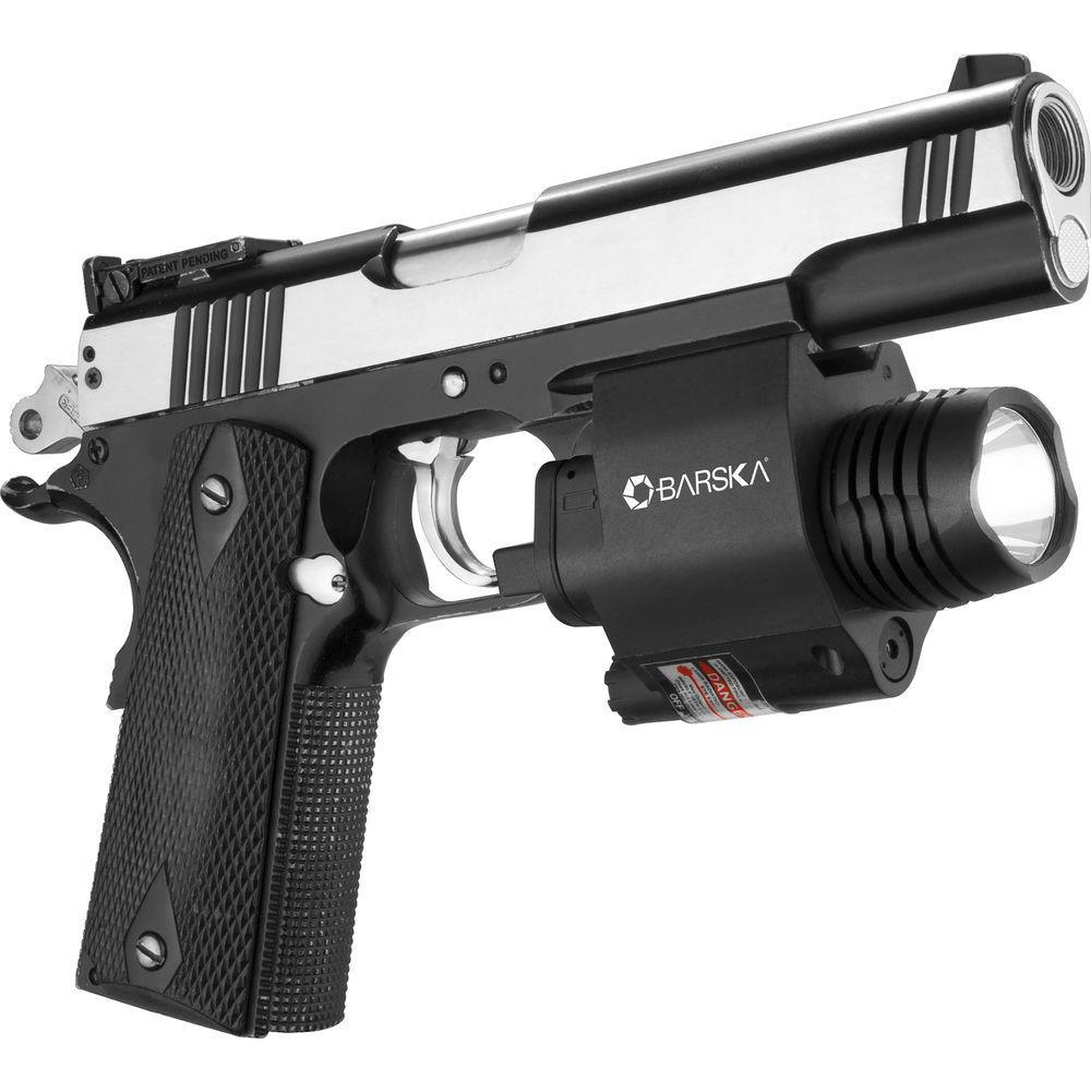 Barska Red Aiming Laser with 200 Lumen Flashlight