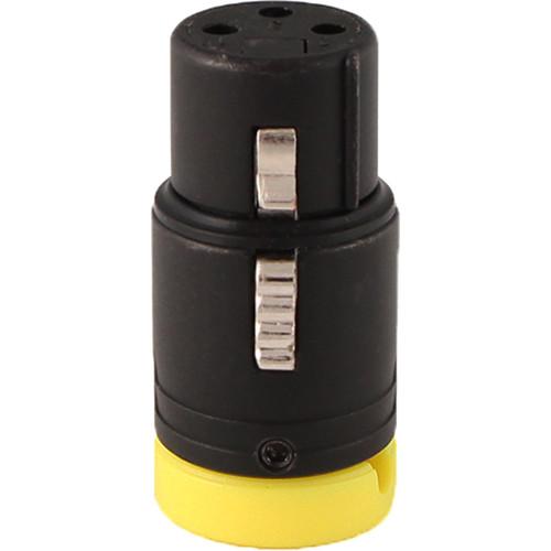 Cable Techniques CT-LPXLR-3F-Y Low-Profile XLR 3-Pin Female Connector with Adjustable Side Cable-Exit