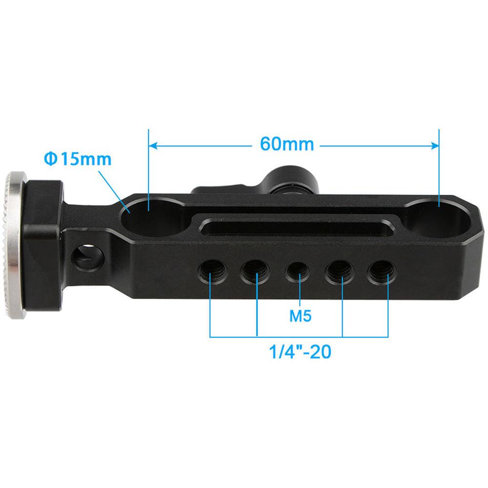 CAMVATE 15mm QR Rod Clamp Railblock with ARRI Rosette Mount for Handle Shoulder Rig