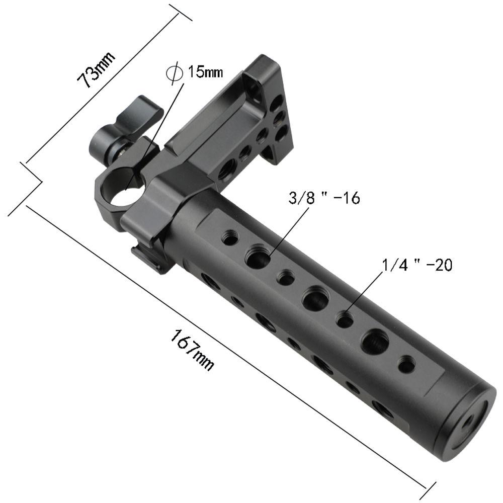 CAMVATE Top Cheese Handle with Rod Clamp for GH5, 5DMarkIII Camera