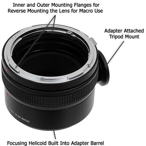 FotodioX Pro Lens Mount Adapter for Rollei SL66 Lens to Sony A-Mount Camera