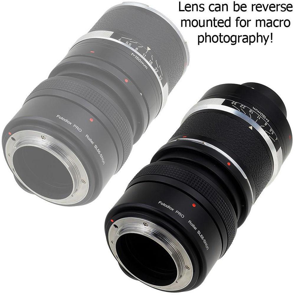 FotodioX Pro Lens Mount Adapter for Rollei SL66 Lens to Sony A-Mount Camera