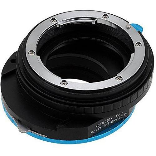 FotodioX Pro Shift Lens Mount Adapter for Nikon G-Type F-Mount Lens to Fujifilm X-Mount Camera