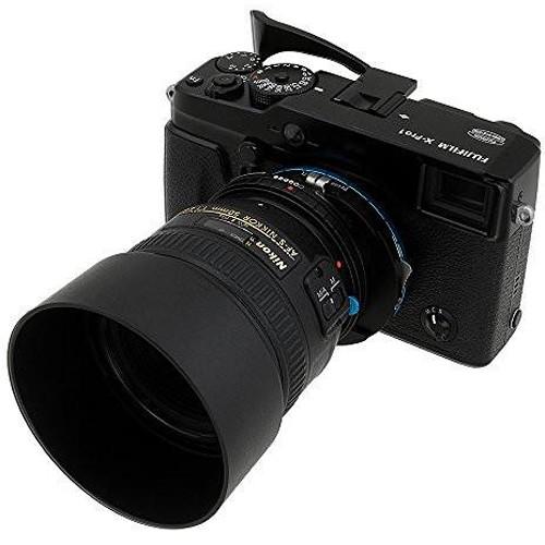 FotodioX Pro Shift Lens Mount Adapter for Nikon G-Type F-Mount Lens to Fujifilm X-Mount Camera