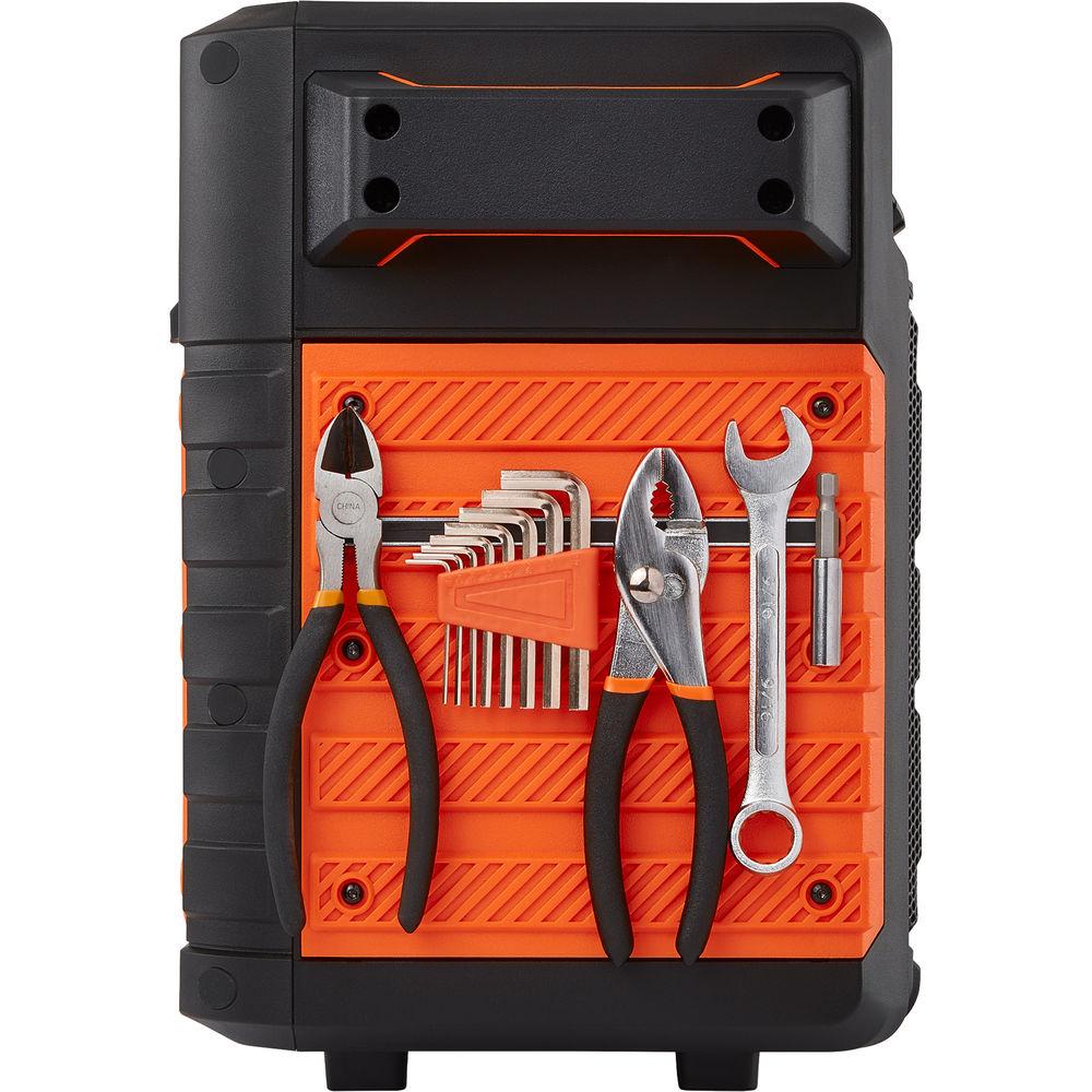 ION Audio Garage Rocker Wireless Worksite Speaker with Tool Storage