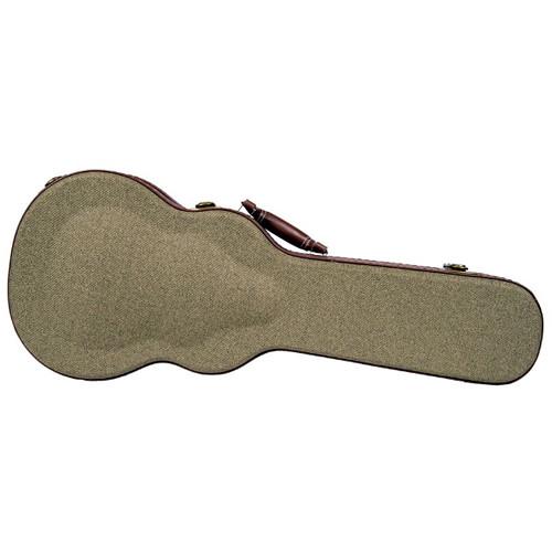 KALA Olive Tweed Archtop Hardcase for Concert Ukulele