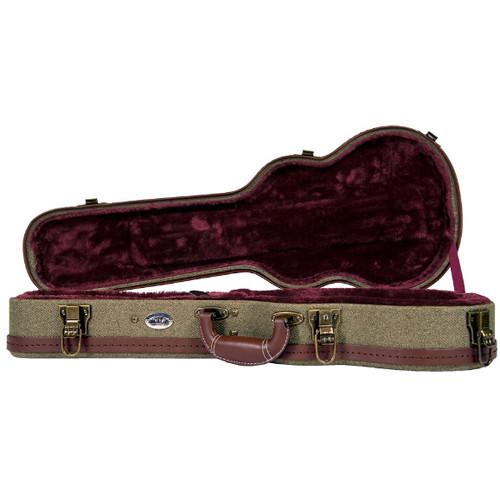 KALA Olive Tweed Archtop Hardcase for Soprano Ukulele