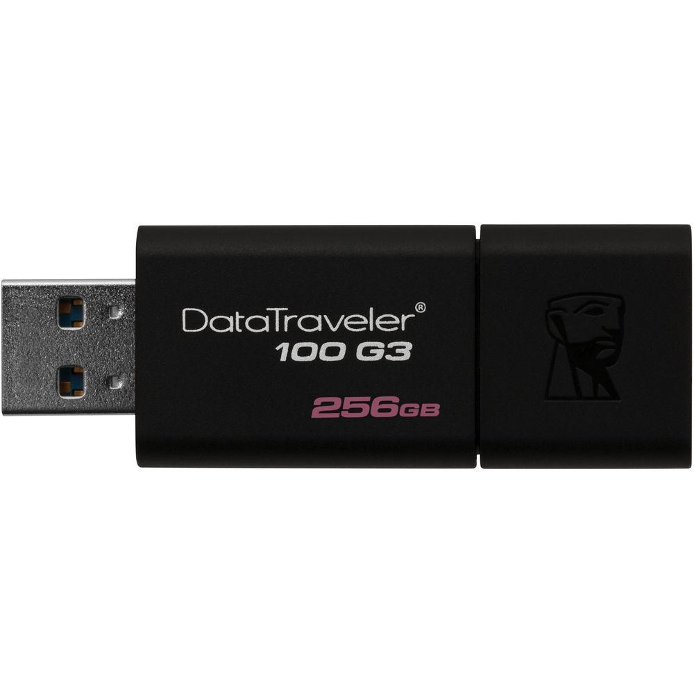 Kingston 256GB Data Traveler 100 G3 USB 3.0 Flash Drive