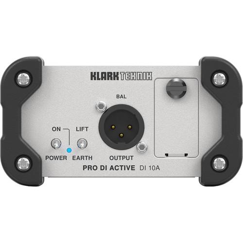 Klark Teknik DI10A Active DI Box with Midas Transformer and Phantom Battery Operation