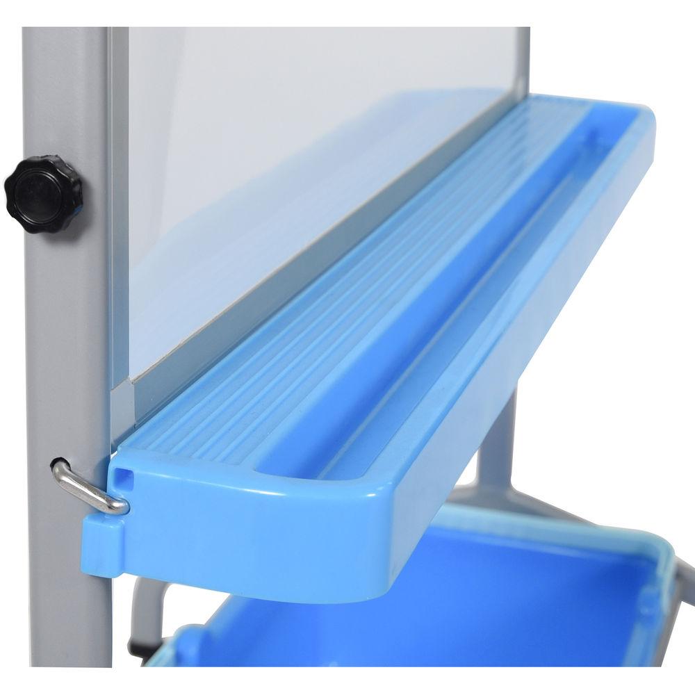 Luxor Classroom Chart Stand with Storage Bins