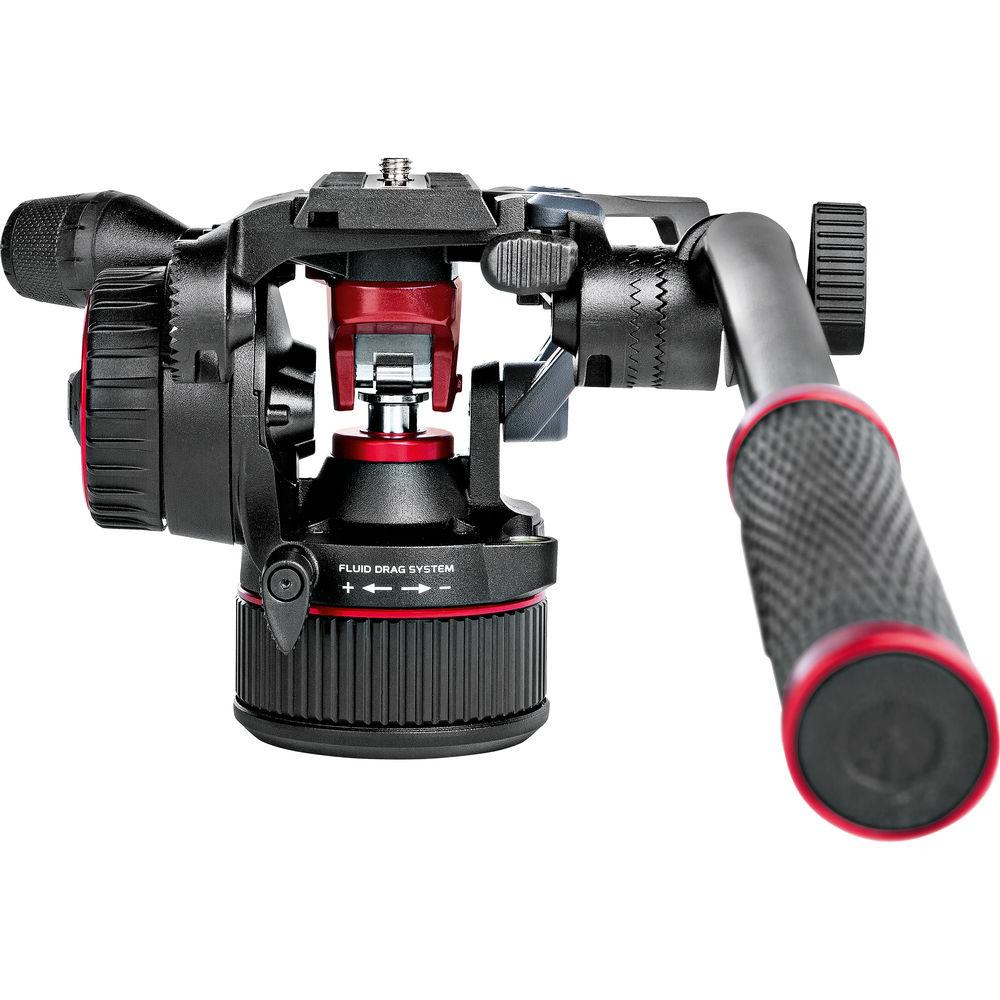 Manfrotto Nitrotech N8 Video Head & 535 Carbon Fiber Tripod