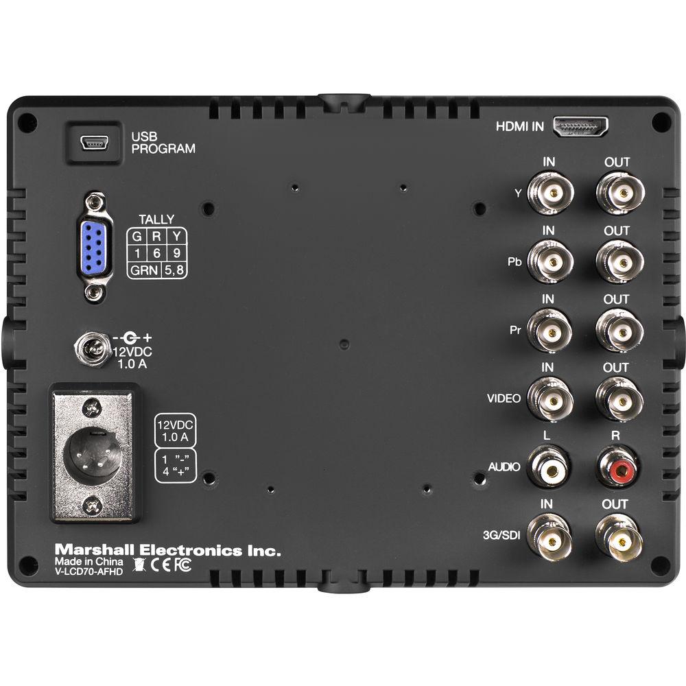 Marshall Electronics 7" 1024 x 600 Camera-Top Monitor with Sony Battery Mount