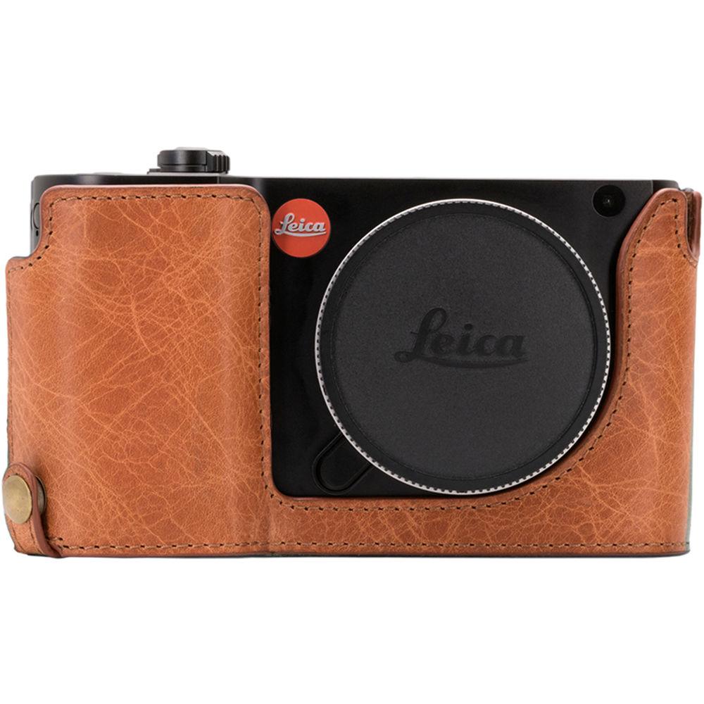 MegaGear Ever Ready Leather Half-Bottom Camera Case for Leica TL2, TL