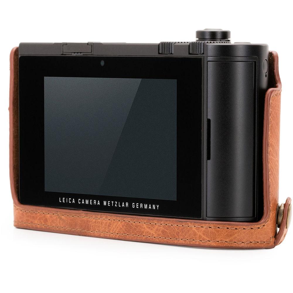 MegaGear Ever Ready Leather Half-Bottom Camera Case for Leica TL2, TL