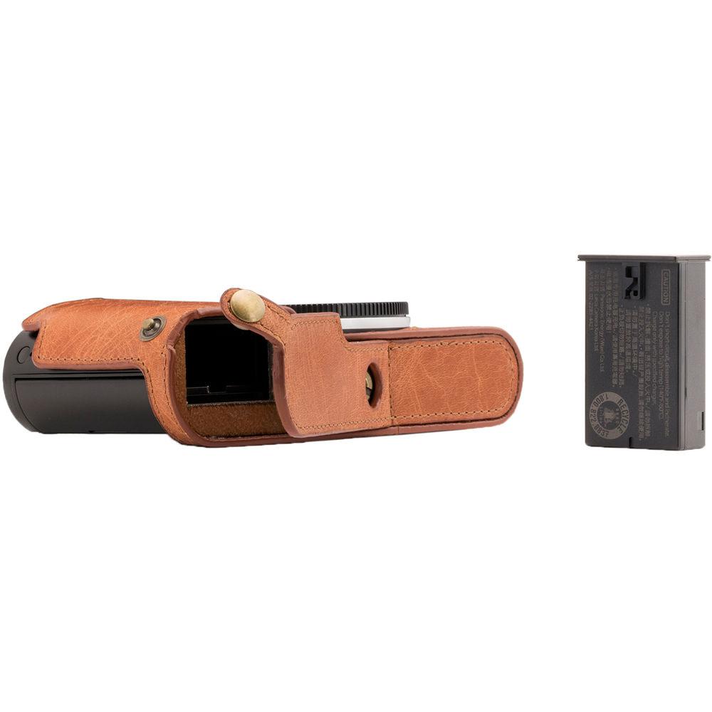 MegaGear Ever Ready Leather Half-Bottom Camera Case for Leica TL2, TL