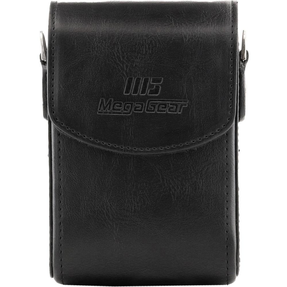 MegaGear Leather Camera Case with Strap for Panasonic Lumix ZS200, TZ200, Leica C-Lux