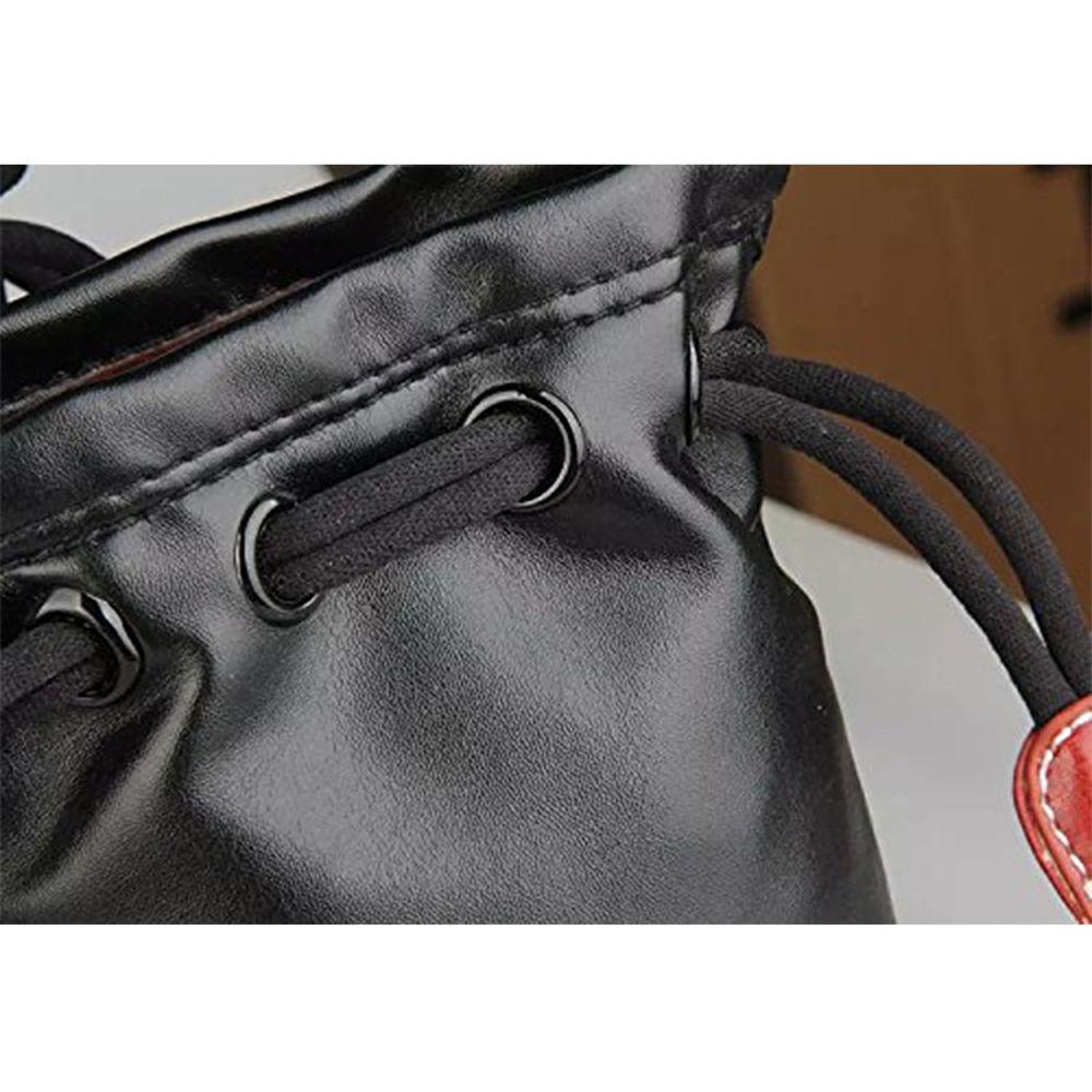 MegaGear PU Leather Camera Lens Pouch Set for DSLR Lenses