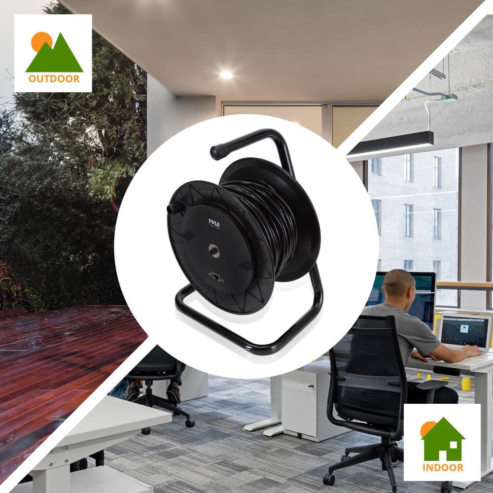 Pyle Pro PCATCBL75 Cat 5 Cable Extension Reel