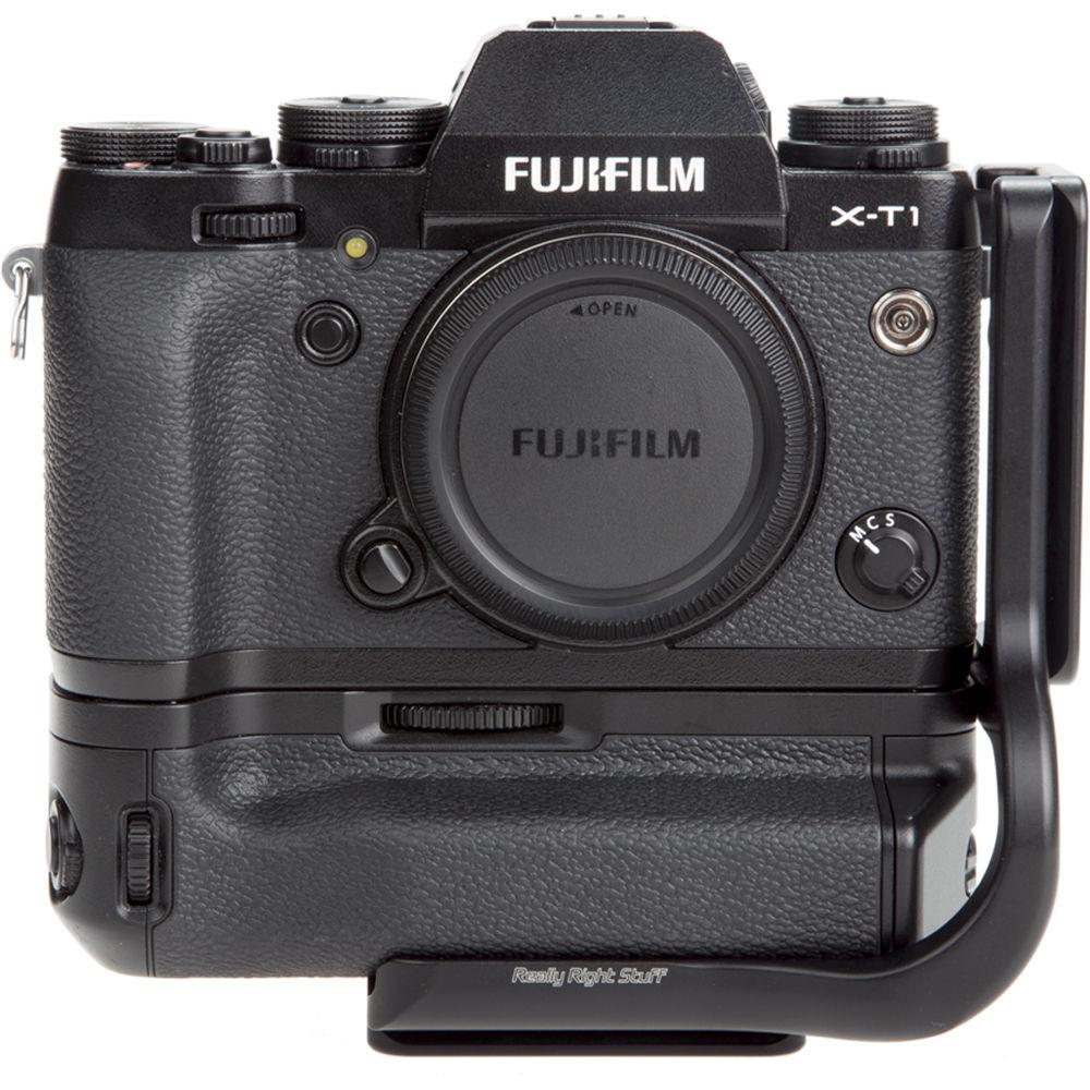 Really Right Stuff BVGXT1-L L-Plate for Fujifilm X-T1 with VG-XT1 Battery Grip
