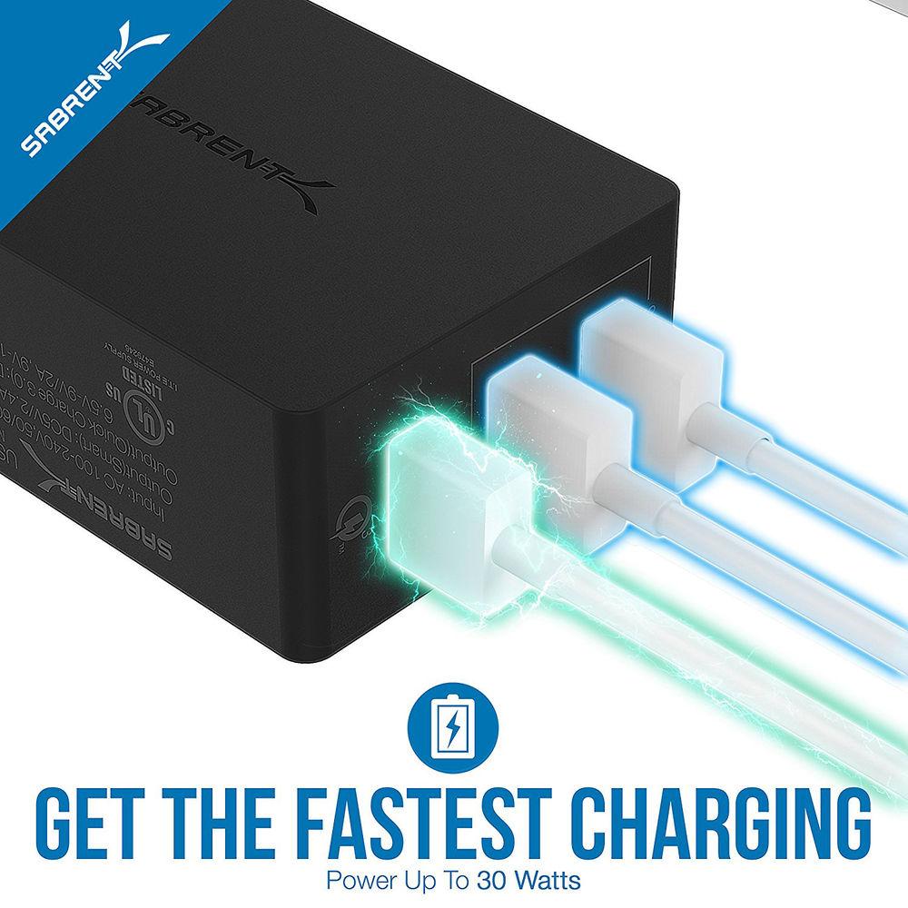 Sabrent 3-Port USB Rapid Wall Charger