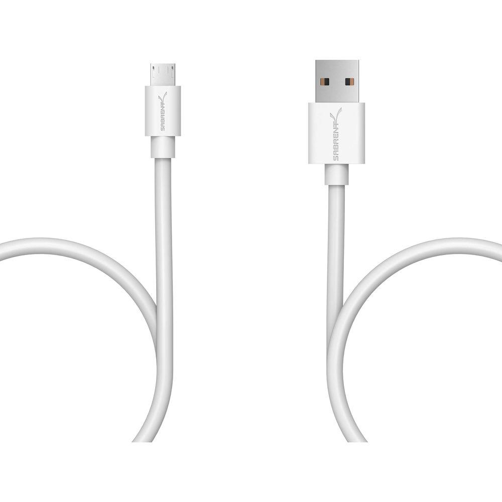 Sabrent USB 2.0 Type-A Male to Micro-B Male Cable