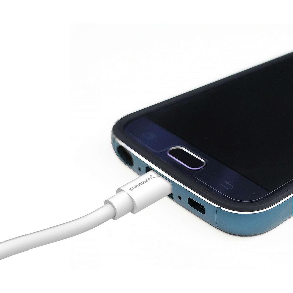 Sabrent USB 2.0 Type-A Male to Micro-B Male Cable