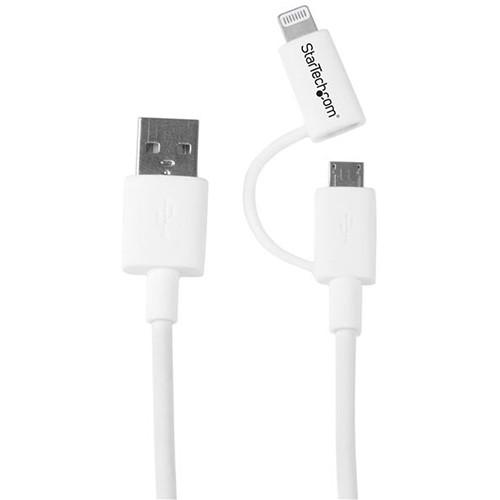 StarTech Lightning & Micro-USB to USB Charge & Sync Cable