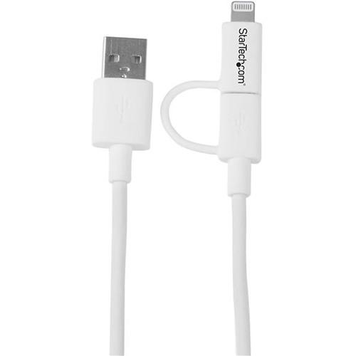 StarTech Lightning & Micro-USB to USB Charge & Sync Cable
