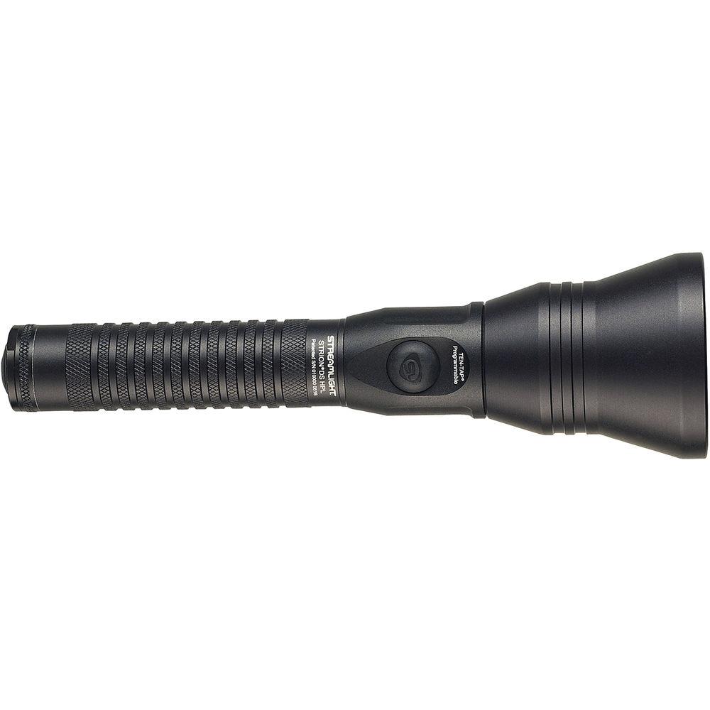 Streamlight Strion DS HPL Rechargeable LED Flashlight with Two 120 100 VAC 12 VDC Charger Brackets