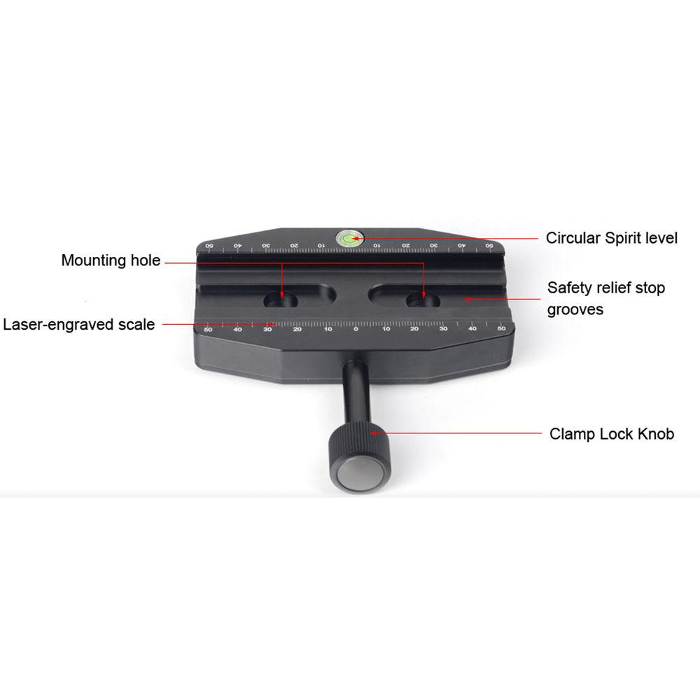 Sunwayfoto DDC-110L Arca-Type Screw-Knob Clamp