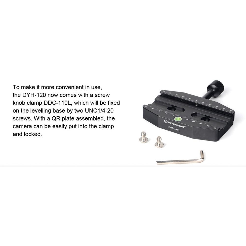 Sunwayfoto DDC-110L Arca-Type Screw-Knob Clamp