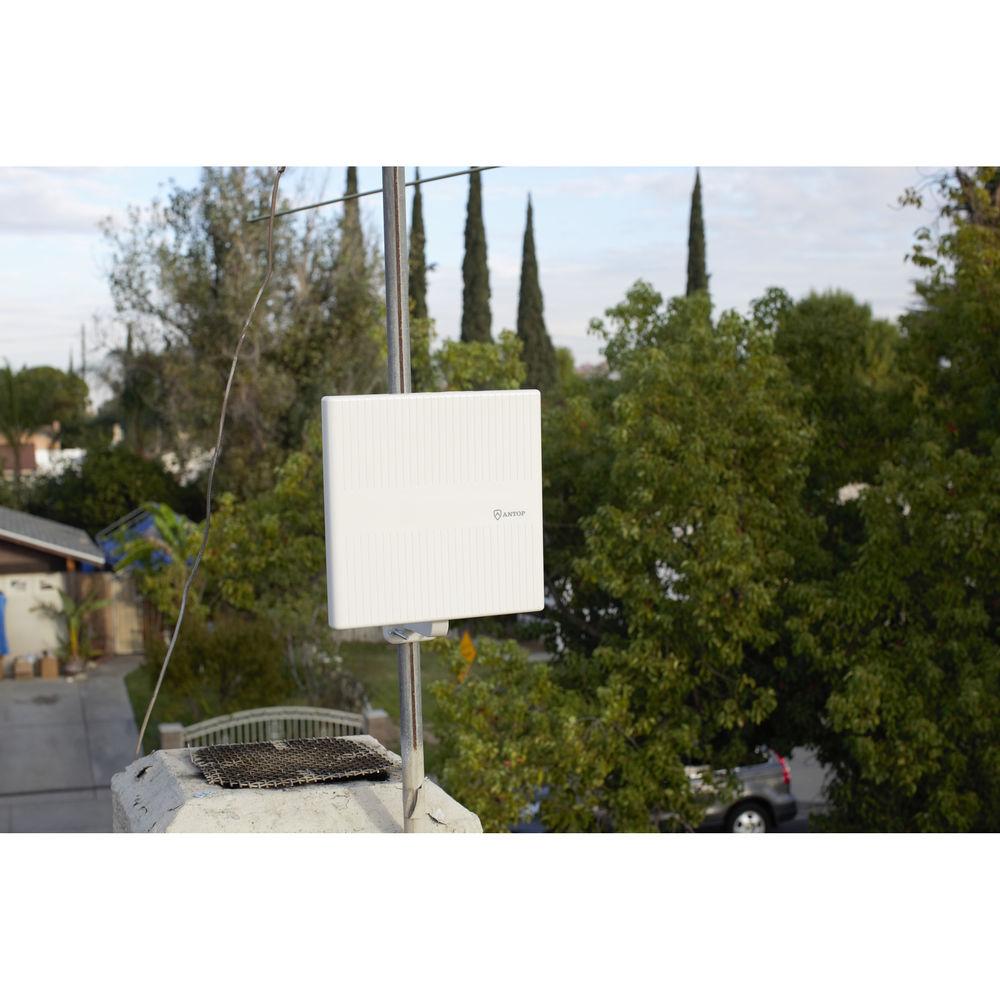 ANTOP Antennas AT-413B Flat Panel Outdoor Attic Amplified HDTV Antenna, ANTOP, Antennas, AT-413B, Flat, Panel, Outdoor, Attic, Amplified, HDTV, Antenna