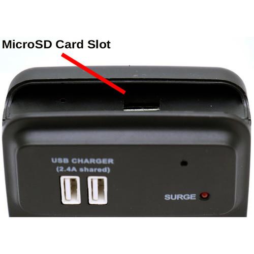 Bush Baby Stealth 6-Outlet Wall Tap with 1920 x 1080 Covert Camera