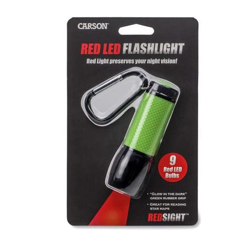 Carson SL-33 RedSight Pro Red LED Flashlight