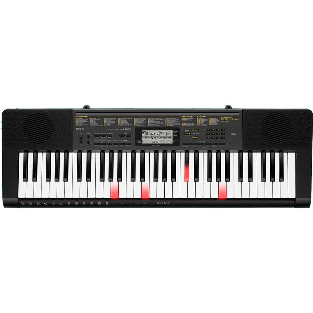 Casio LK-265 61-Key, Piano-Style Keyboard with Touch Response and Key-Lighting System
