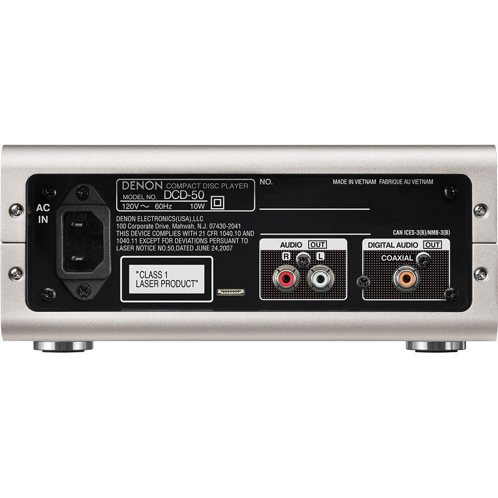 Denon Design Series DCD-50 Compact Hi-Fi CD Player