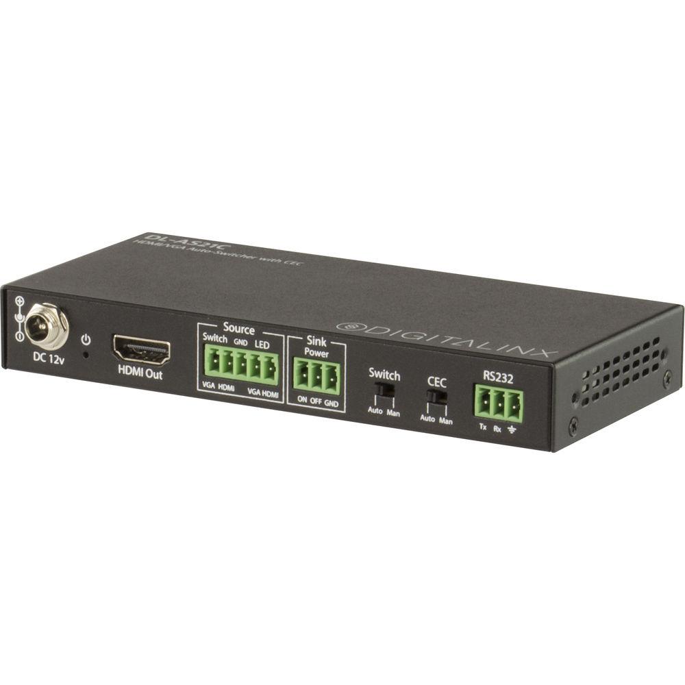 Digitalinx HDMI VGA Auto-Switcher with CEC Control