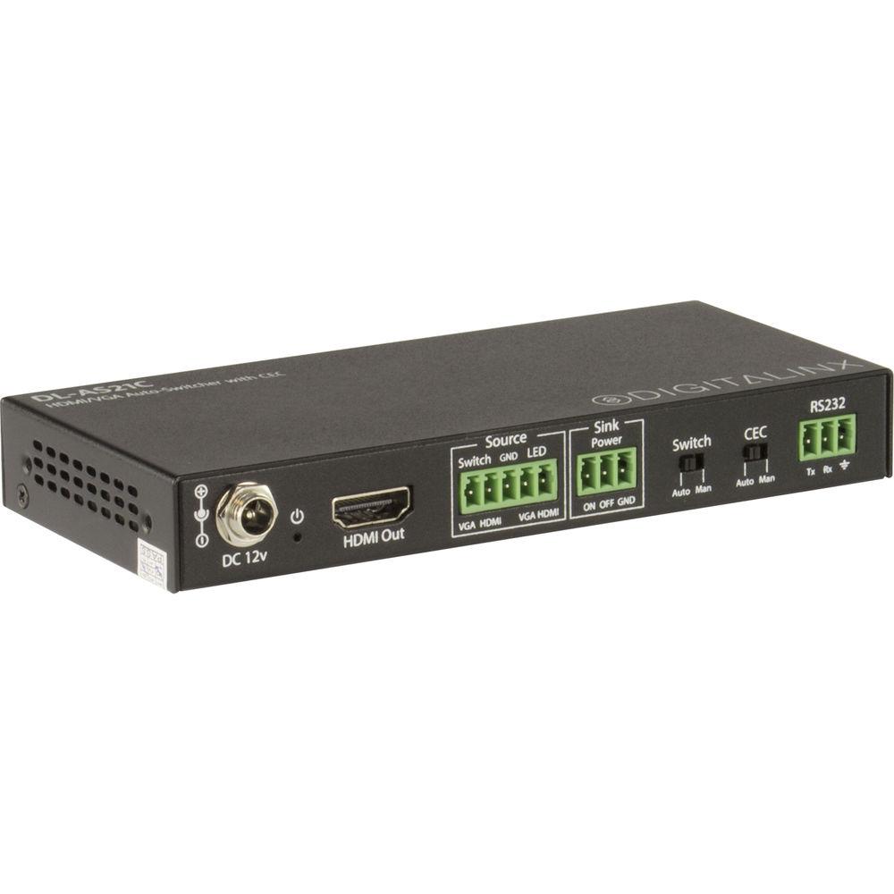 Digitalinx HDMI VGA Auto-Switcher with CEC Control